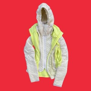 Lululemon Jacket Quilted Down Removable Hood (Size 6)